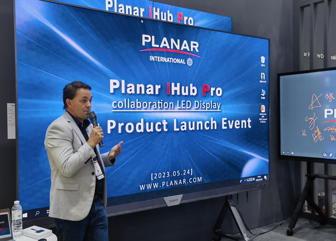 InfoComm Asia | 爱游戏平台-爱游戏（中国）一站式服务平台Planar全球首发第四代Micro LED智能一体机